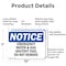 Signmission Emergency Water And Gas Shutoff Tool Do Not Remove, 10 in W x Rectangle, Aluminum OS-2PACK-NS-A-710-L-11936 - alternate 3